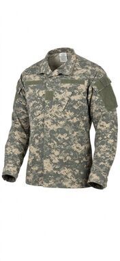 US Army ACU Digital Camo Military Combat Uniform Jacket Shirt Men's Large